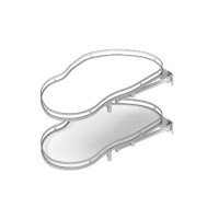 Магический угол ERGO Corner Optima лев. 900/500 хром/,белый