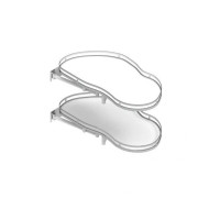 Магический угол ERGO Corner Optima пр. 900/500 хром/,белый