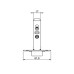 Hafele Петля METALLA 110 SM 105° внутренняя с доводчиком 45/9,5 (clip-on) (47379)