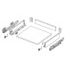 Hafele Matrix S Slim 35 кг выдвижной ящик H=135 L=500, белый (направ.+боковины)