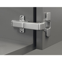 Hafele Петля DUOMATIC PLUS 110 °прямая длинная рука никелированная 48/6 под шуруп