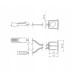 Регулируемый кнопочный переключатель W01, 12V, max.36W, fi14, чёрный