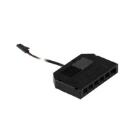 Распределитель 6 портов mini AMP, провод 2 метра 