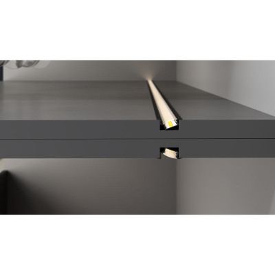 Профіль LED LUMINO Вбудований кутовий світлодіодний профіль L=2000 aluminium C-0, Rejs