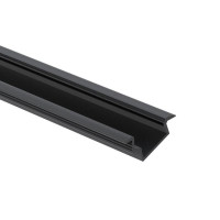 Профиль LED LUMINO Встраиваемый угловой светодиодный профиль L=2000 черный mat, Rejs