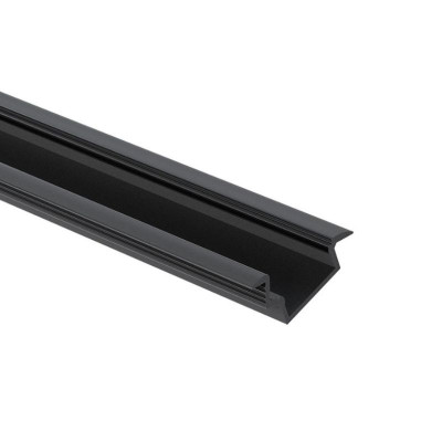 Профиль LED LUMINO Встраиваемый угловой светодиодный профиль L=2000 черный mat, Rejs