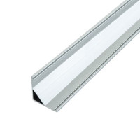 Профиль LED угловой алюм., LPU-16 A L-2000 мм, (рассеиватель белый матовый LM-S16)