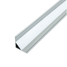 Профиль LED угловой алюм., LPU-16 A L-2000 мм, (рассеиватель белый матовый LM-S16)