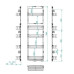 Карго-20 MAXIMA Classic MAXI II прав. графит (h-1700 мм) Rejs