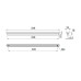 Ручка профильная GIFF 1/272/320 золотая браш
