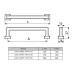 Gamet Ручка скоба UR47-0320-GPM25 патинированная матовая медь