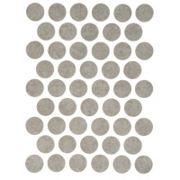 Заглушка минификса самоклейка WEISS  смкл.  637 White chromix (Хромікс білий)