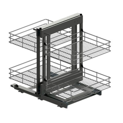 Магический угол Maxima Classic Corner comfort лев.1200, графит (520x510x950)