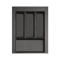 Пенал для посуды MAX 400 (290-350x422-490) - 2,0 mm графит,Rejs