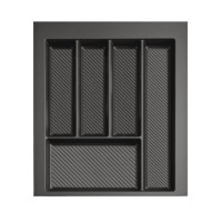 Пенал для посуды MAX 450 (340-400x422-490) - 2,0 mm графит,Rejs
