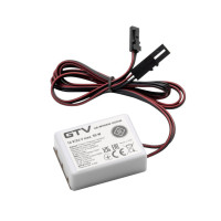 Вимикач безконтактний димований під стільницю товщ.до 40 мм, 12V/24V 50W 150mm з регул.