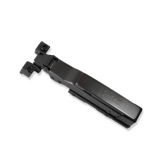 Завіса LinkenSystem A SOFT CLOSE PRO 3D-Black для алюмінієвого профілю зовнішня, лінійна лапка
