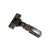 Завіса LinkenSystem A Soft close PRO - Black 3D (св. хід) зовнішня, лінійна лапка