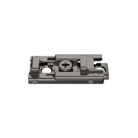 Лапка Hafele METALLA SM 540 прямая H=0мм, ЧЕРНАЯ