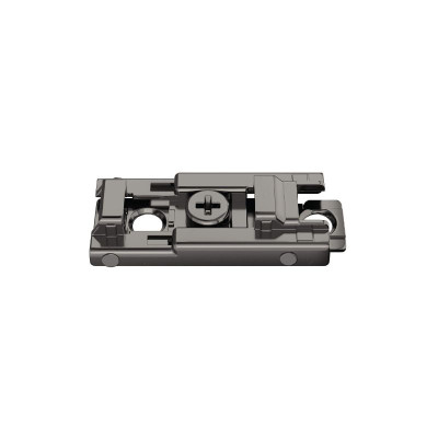 Лапка Hafele METALLA SM 540 пряма H=0мм, ЧОРНА