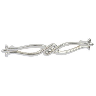 Ручка скоба Giusti РГ 486-128 венецианское серебро (WMN715.128.KRM5)