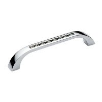Ручка скоба Ozkardesler TASLI ROMA-96 хром/камни