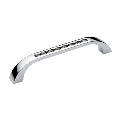 Ручка скоба Ozkardesler TASLI ROMA-96 хром/камни