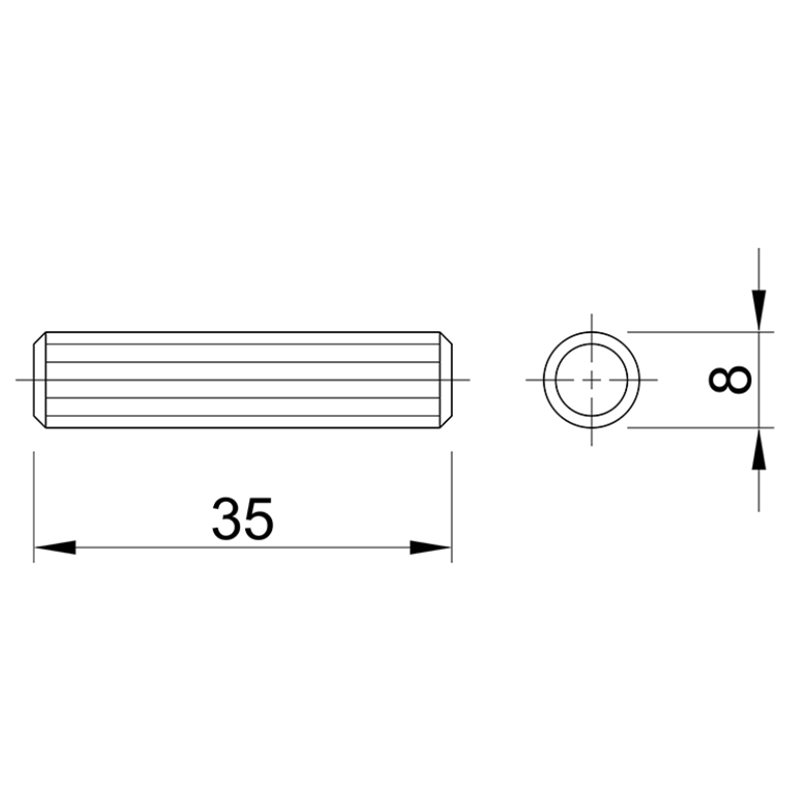 Шкант 8*35 бук