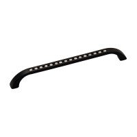 Ручка скоба Ozkardesler TASLI ROMA-160 черный матовый/камни