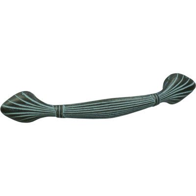 Ручка скоба Giusti РГ 36-128 черная бронза/голубая патина (WMN503.128.00C3)