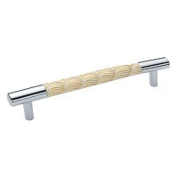 Ручки релінгові Ozkardesler DESENLI BOY-128 хром/матове золото