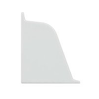 Бортик LuxeForm 118 заглушка серая левая (98102)