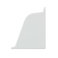 Бортик LuxeForm 118 заглушка серая правая (98102)