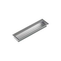 Ручка врезная Falso РК-125-128 хром матовый