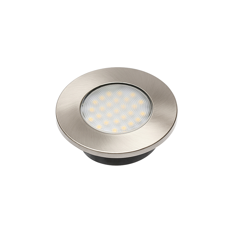 Светильник LED BARRI круглый хол. белый (3шт х 1,5w) от 220v сатин