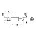 MINIFIX Болт стяжки M6, d=7мм, B=34mm Hafele