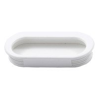 Ручка врезная Ozkardesler PLS OVAL белый