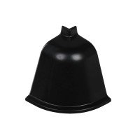 Бортик LuxeForm 118 наружный черный угол (98104)