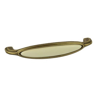 Ручка скоба Giusti РГ 409-128 старе золото + слонова кістка (M55.01.00.D1G)