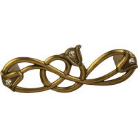 Ручка Giusti РГ381 старое золото L=96
