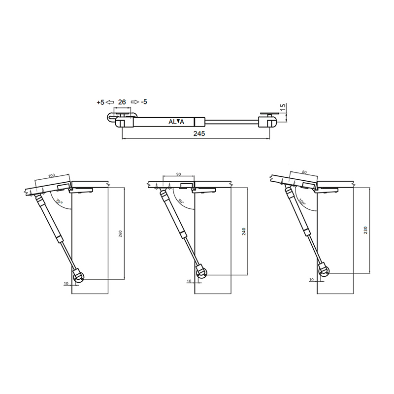 Лифт Газовый 120N