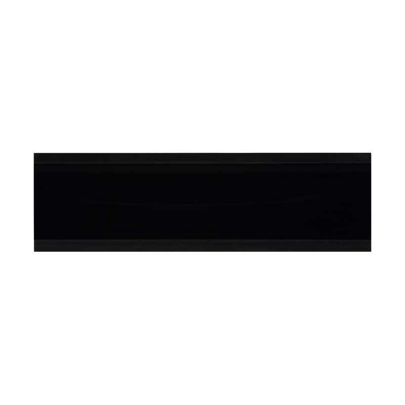 Бортик LuxeForm 118 Черный глянец (98104) L=4200