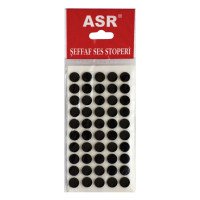 Амортизатор двери D= 10 мм мягкий ЧЕРНЫЙ Asr (Турция)