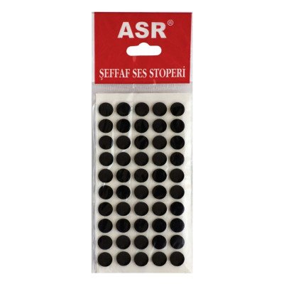 Амортизатор двери D= 10 мм мягкий ЧЕРНЫЙ Asr (Турция)