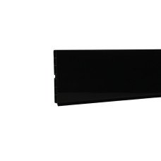 Цоколь ПВХ Korner черный L=3000,H=100 (упл.+б/клипс)