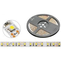 GTV LED - лента без силикона, холодный белый, 120 диодов/м - 9,6 Вт (Китай)