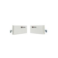 Навес Linken System с заглушками (прав+лев) Белый