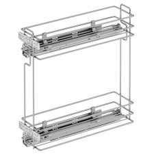 Starax Карго-20 хром 2 полки з доводчиком BLUM права (140х470х470)