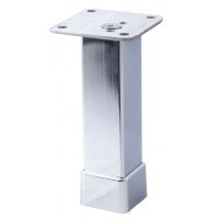Опора DG Eroglu Duz Kare - 25*25 мм - h=10 см Хром