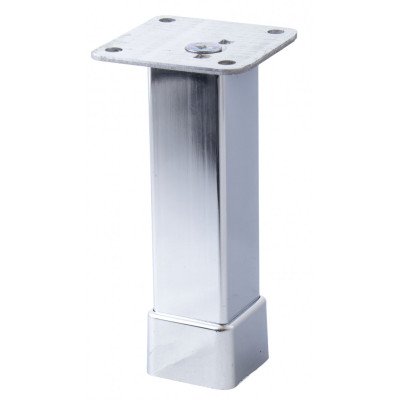 Опора DG Eroglu Duz Kare - 25*25 мм - h=10 см Хром